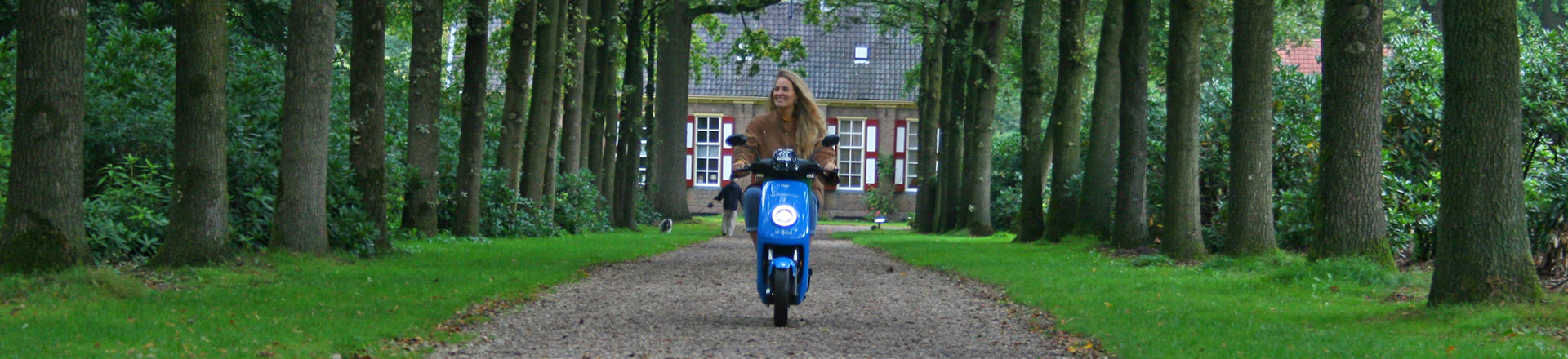Stil scooteren over de Veluwe