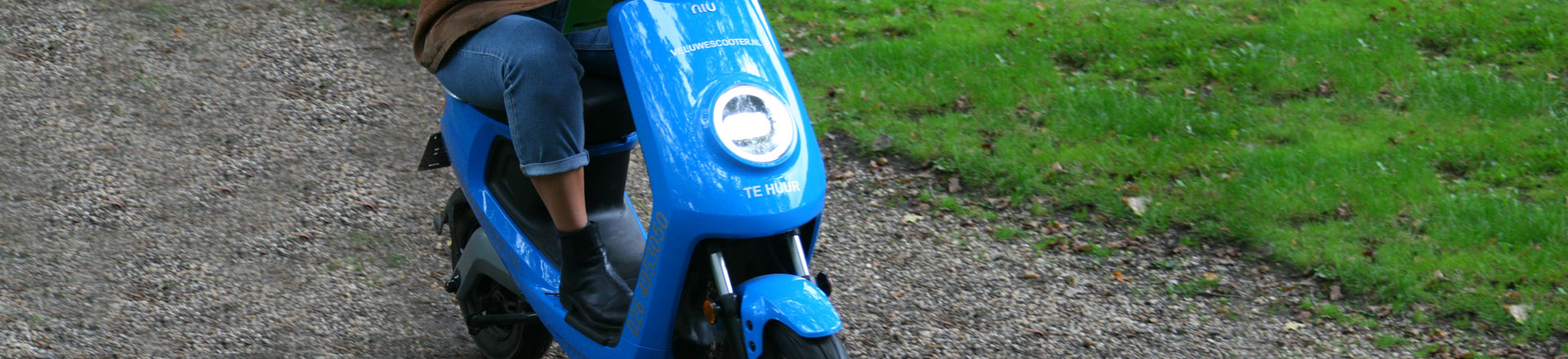 Stil scooteren over de Veluwe