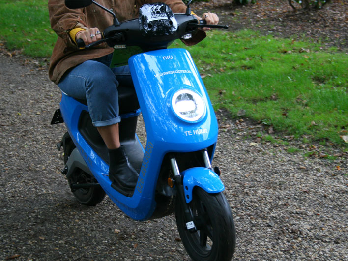 Image of Stil scooteren over de Veluwe